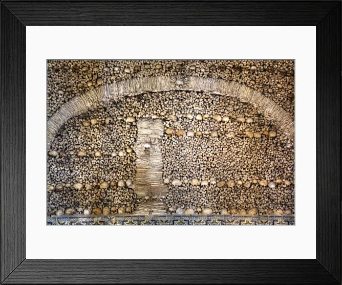 Framed Print : Chapel of Bones, Royal Church of St. Francis, Evora, UNESCO World Heritage Site, Portugal Framed Print : Chapel of Bones, Royal Church of St. Francis, Evora, UNESCO World Heritage Site, Portugal