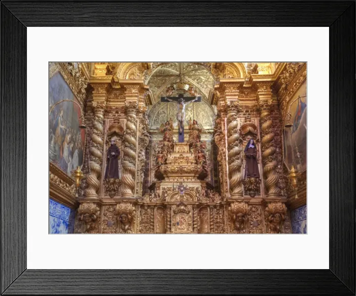 Framed Print : Royal Church of St. Francis, Evora, UNESCO World Heritage Site, Portugal, Europe Framed Print : Royal Church of St. Francis, Evora, UNESCO World Heritage Site, Portugal, Europe