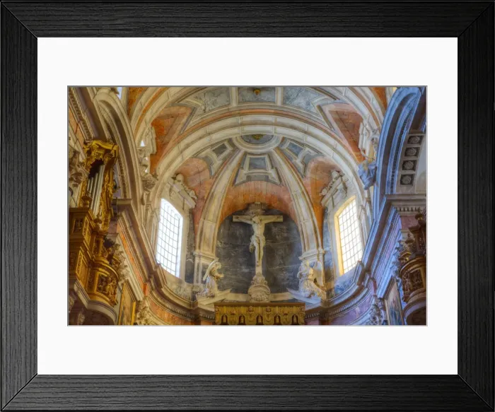 Framed Print : Main Chapel with ceiling, Evora Cathedral, Evora, UNESCO World Heritage Site, Portugal Framed Print : Main Chapel with ceiling, Evora Cathedral, Evora, UNESCO World Heritage Site, Portugal