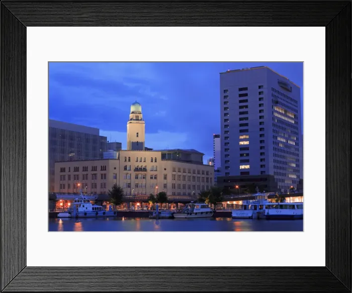 Framed Print : Customs House, Yokohama, Honshu Island, Japan, Asia Framed Print : Customs House, Yokohama, Honshu Island, Japan, Asia