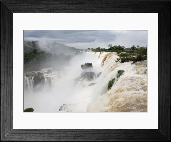 Framed Print : Iguazu Falls, Iguazu National Park, UNESCO World Heritage Site, Misiones Province