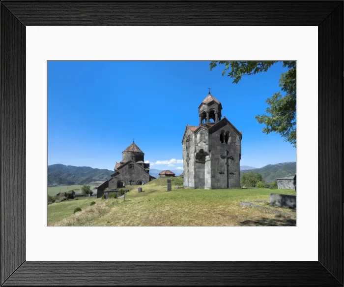 Framed Print : Cathedral and bell towr of the 11th century Haghpat Monastery, UNESCO World Heritage Site