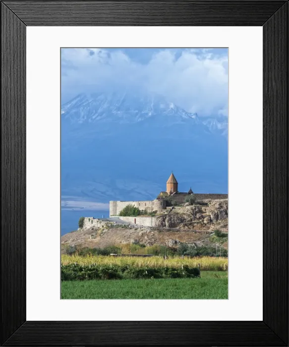 Framed Print : Khor Virap Monastery and Apostolic church at the foot of Mount Ararat, Ararat Province Framed Print : Khor Virap Monastery and Apostolic church at the foot of Mount Ararat, Ararat Province