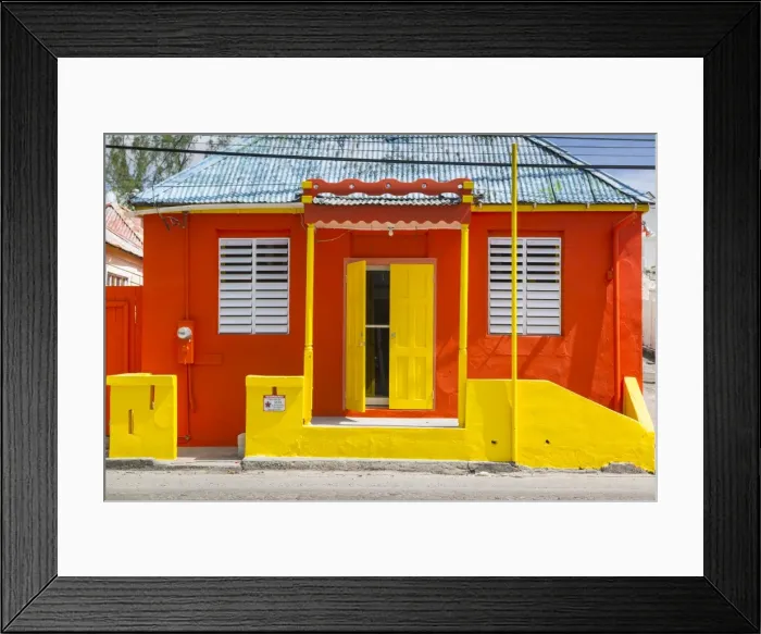 Framed Print : Colourful house on Bay Street, Bridgetown, St. Michael, Barbados, West Indies, Caribbean Framed Print : Colourful house on Bay Street, Bridgetown, St. Michael, Barbados, West Indies, Caribbean