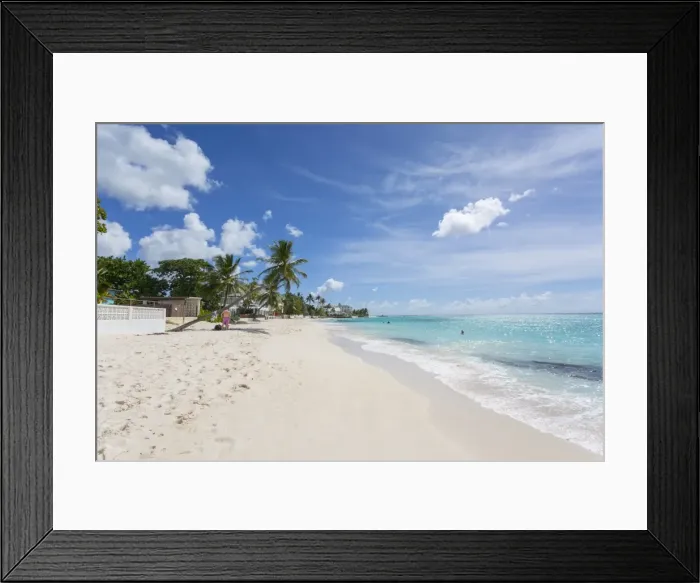 Framed Print : Worthing Beach, Christ Church, Barbados, West Indies, Caribbean, Central America Framed Print : Worthing Beach, Christ Church, Barbados, West Indies, Caribbean, Central America