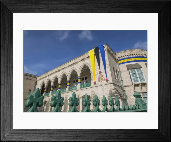 Framed Print : Parliament Building in National Heroes Square, Bridgetown, St. Michael, Barbados Framed Print : Parliament Building in National Heroes Square, Bridgetown, St. Michael, Barbados