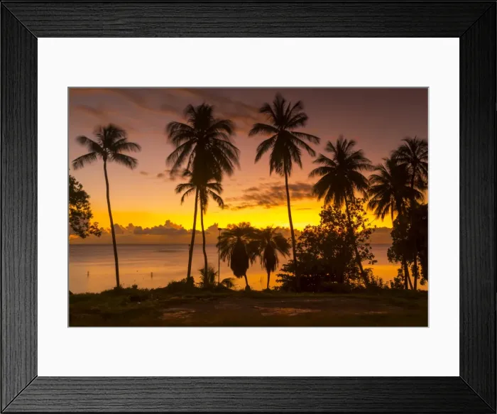 Framed Print : West Coast sunset, St James, Barbados, West Indies, Caribbean, Central America Framed Print : West Coast sunset, St James, Barbados, West Indies, Caribbean, Central America