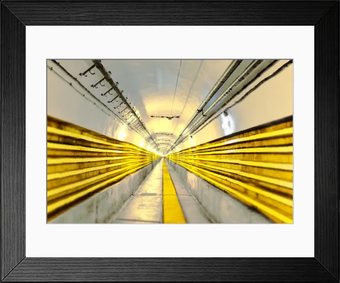 Framed Print : Seemingly never ending main tunnel at Schoenenbourg Fortress, Bas-Rhin department Framed Print : Seemingly never ending main tunnel at Schoenenbourg Fortress, Bas-Rhin department