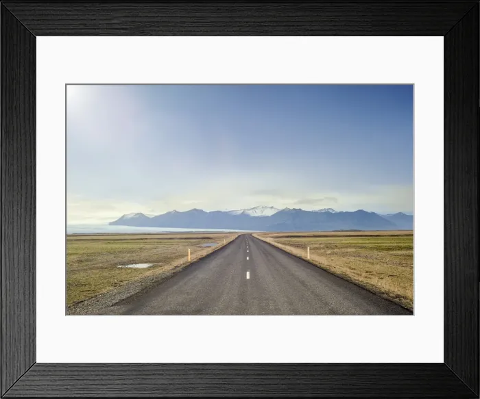 Framed Print : A road in south east Iceland, Polar Regions Framed Print : A road in south east Iceland, Polar Regions