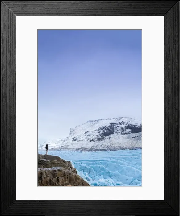 Framed Print : Vatnajokull glacier near Skalafell, Iceland, Polar Regions Framed Print : Vatnajokull glacier near Skalafell, Iceland, Polar Regions