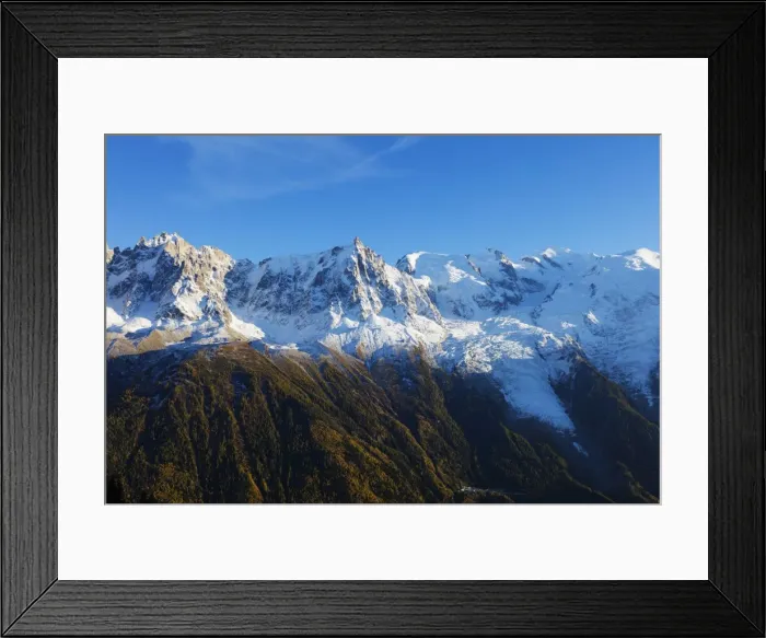 Framed Print : Mont Blanc, 4810m, autumn, Chamonix, Haute Savoie, Rhone Alpes, French Alps, France Framed Print : Mont Blanc, 4810m, autumn, Chamonix, Haute Savoie, Rhone Alpes, French Alps, France