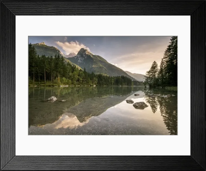 Framed Print : Lake Hintersee, Berchtesgadener Alpen, Bavaria, Germany, Europe Framed Print : Lake Hintersee, Berchtesgadener Alpen, Bavaria, Germany, Europe