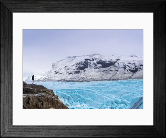 Framed Print : Vatnajokull glacier near Skalafsll, Iceland, Polar Regions Framed Print : Vatnajokull glacier near Skalafsll, Iceland, Polar Regions