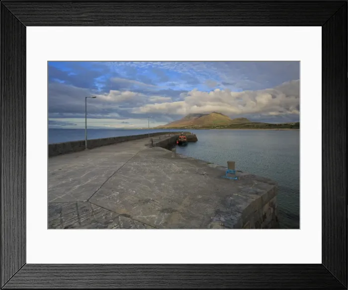 Framed Print : Old Head Pier, County Mayo, Connacht, Republic of Ireland, Europe Framed Print : Old Head Pier, County Mayo, Connacht, Republic of Ireland, Europe