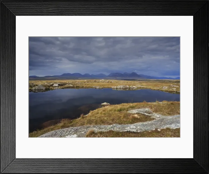 Framed Print : Roundstone Bog and 12 Bens, Connemara, County Galway, Connacht, Republic of Ireland Framed Print : Roundstone Bog and 12 Bens, Connemara, County Galway, Connacht, Republic of Ireland