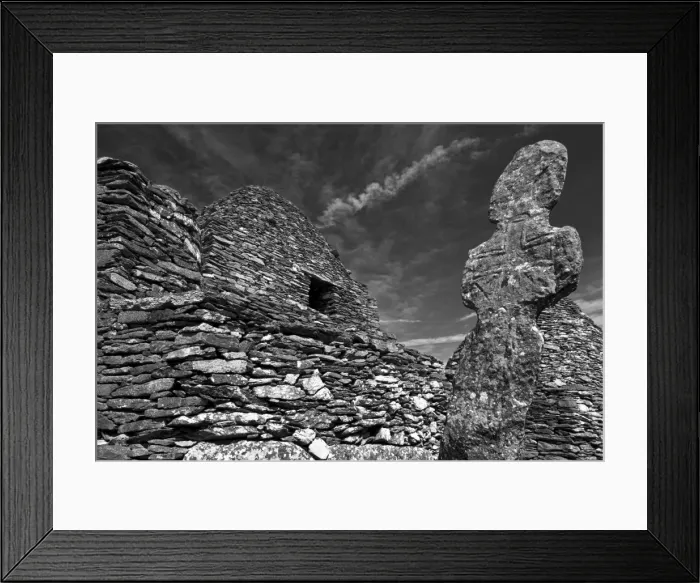 Framed Print : Monastery on Skellig Michael, UNESCO World Heritage Site, County Kerry, Munster Framed Print : Monastery on Skellig Michael, UNESCO World Heritage Site, County Kerry, Munster