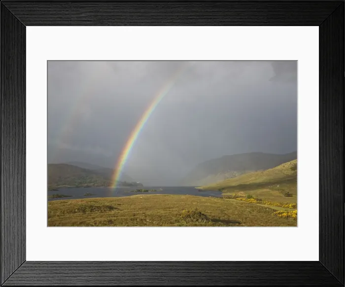 Framed Print : Rainbow over Glenveagh National Park, County Donegal, Ulster, Republic of Ireland, Europe Framed Print : Rainbow over Glenveagh National Park, County Donegal, Ulster, Republic of Ireland, Europe