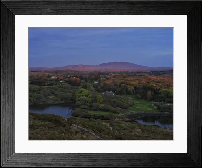Framed Print : Errisbeg and Roundstone Bog, Connemara, County Galway, Connacht, Republic of Ireland Framed Print : Errisbeg and Roundstone Bog, Connemara, County Galway, Connacht, Republic of Ireland