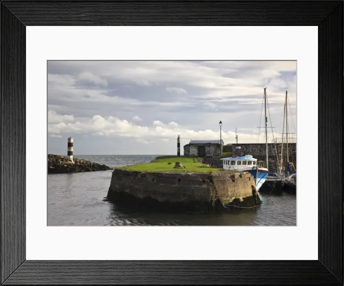 Framed Print : Carnlough Harbour, County Antrim, Ulster, Northern Ireland, United Kingdom, Europe Framed Print : Carnlough Harbour, County Antrim, Ulster, Northern Ireland, United Kingdom, Europe
