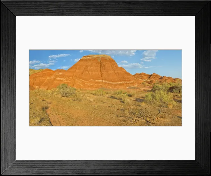 Framed Print : Aktau Mountains, Altyn-Emel National Park, Almaty region, Kazakhstan, Central Asia, Asia
