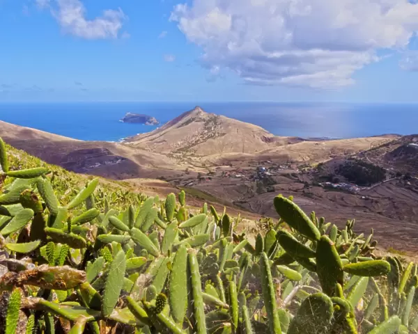 Landscape of the Porto Santo Island, Madeira Islands, Portugal, Atlantic, Europe