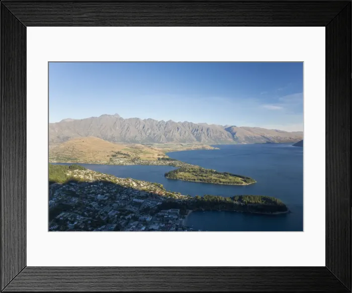 Framed Print : View over Lake Wakatipu to the Remarkables, sunset, Queenstown, Queenstown-Lakes district Framed Print : View over Lake Wakatipu to the Remarkables, sunset, Queenstown, Queenstown-Lakes district