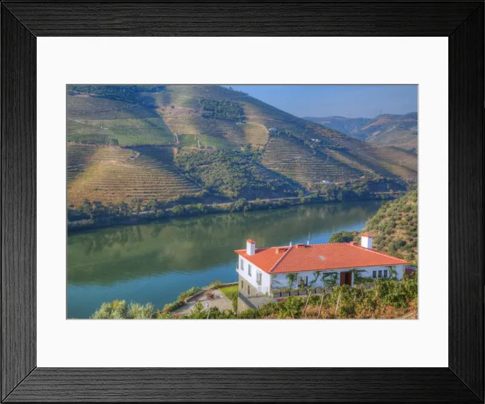Framed Print : Quinta da Marka overlooking the Douro River, Alto Douro Wine Valley, UNESCO World Heritage Site Framed Print : Quinta da Marka overlooking the Douro River, Alto Douro Wine Valley, UNESCO World Heritage Site