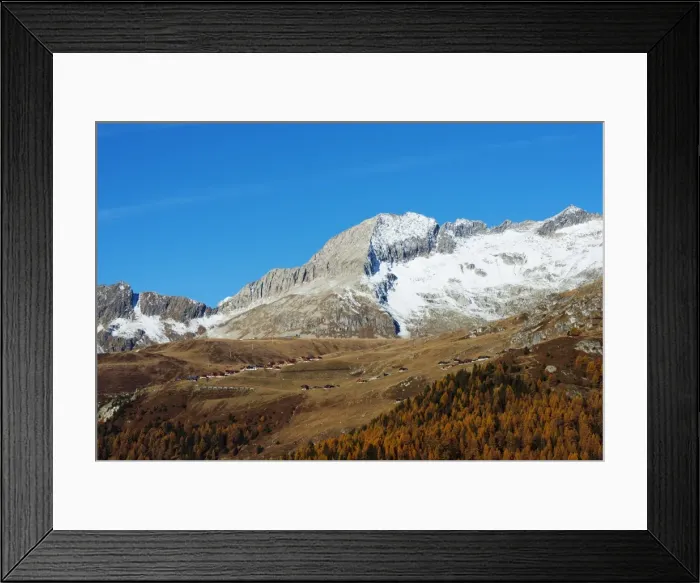 Framed Print : Village of Blatten, Jungfrau-Aletsch, UNESCO World Heritage Site, Valais, Swiss Alps Framed Print : Village of Blatten, Jungfrau-Aletsch, UNESCO World Heritage Site, Valais, Swiss Alps