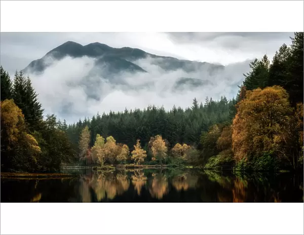 Glencoe Lochan in autumn, Highlands, Scotland, United Kingdom, Europe