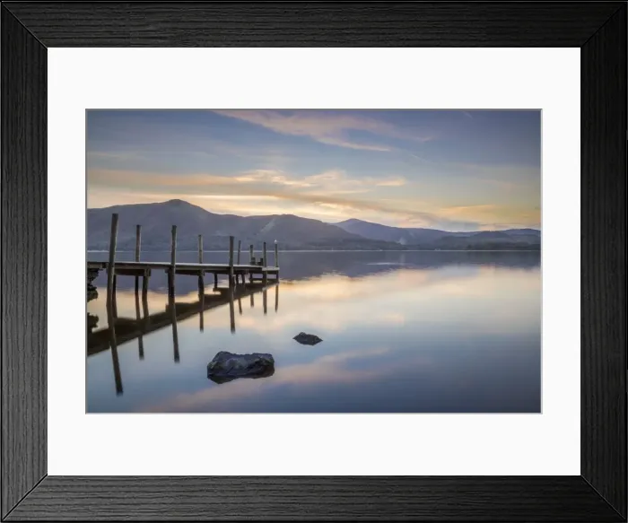 Framed Print : Watendlath Jetty, Derwent Water, Borrowdale, Lake District National Park, Cumbria Framed Print : Watendlath Jetty, Derwent Water, Borrowdale, Lake District National Park, Cumbria