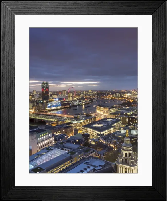 Framed Print : Cityscape from St. Pauls, London, England, United Kingdom, Europe Framed Print : Cityscape from St. Pauls, London, England, United Kingdom, Europe