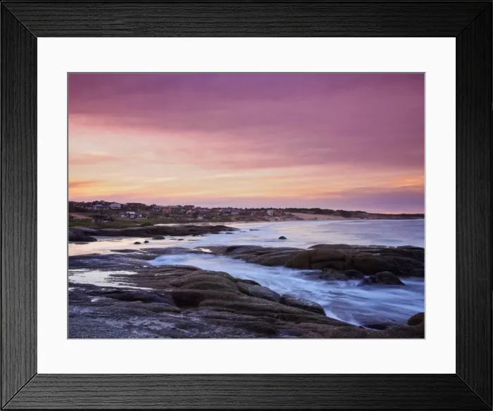 Framed Print : Sunset over Punta del Diablo, Rocha Department, Uruguay, South America Framed Print : Sunset over Punta del Diablo, Rocha Department, Uruguay, South America