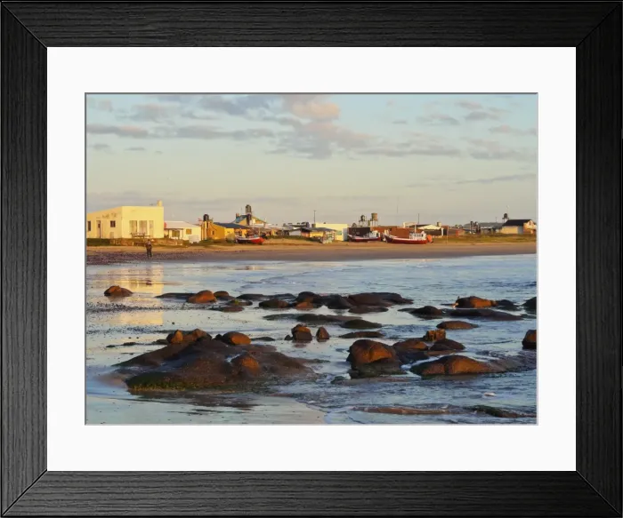 Framed Print : Beach at sunrise, Cabo Polonio, Rocha Department, Uruguay, South America Framed Print : Beach at sunrise, Cabo Polonio, Rocha Department, Uruguay, South America