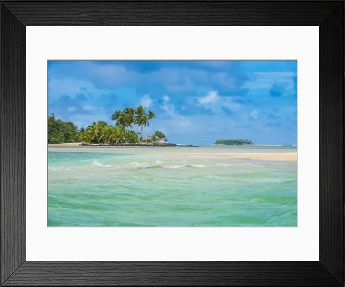 Framed Print : Beautiful little islet in the lagoon of Wallis, Wallis and Futuna, Pacific Framed Print : Beautiful little islet in the lagoon of Wallis, Wallis and Futuna, Pacific