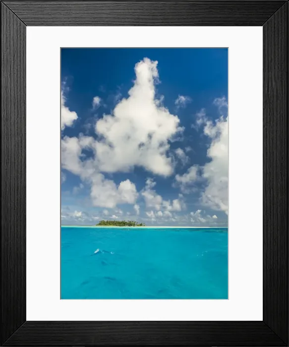 Framed Print : Lagoon of Wallis, Wallis and Futuna, Pacific Framed Print : Lagoon of Wallis, Wallis and Futuna, Pacific