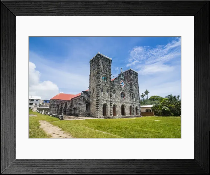 Framed Print : Cathedral of Our Lady of the Assumption, Mata-Utu, Wallis, Wallis and Futuna, South Pacific Framed Print : Cathedral of Our Lady of the Assumption, Mata-Utu, Wallis, Wallis and Futuna, South Pacific