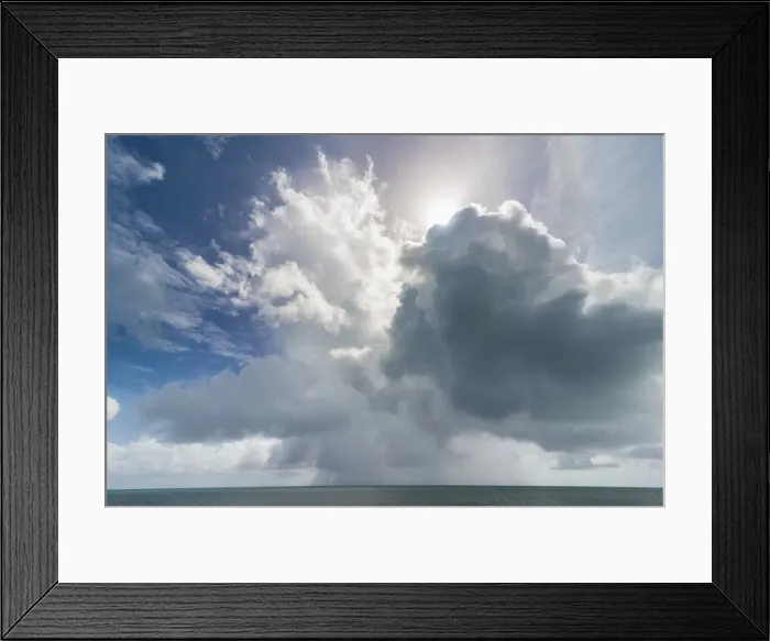 Framed Print : Dramatic clouds in the Pacific, Wallis and Futuna, Pacific Framed Print : Dramatic clouds in the Pacific, Wallis and Futuna, Pacific