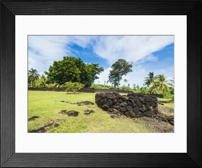 Framed Print : Talietumu or Kolo Nui ruins, former fortress, Wallis, Wallis and Futuna, South Pacific Framed Print : Talietumu or Kolo Nui ruins, former fortress, Wallis, Wallis and Futuna, South Pacific