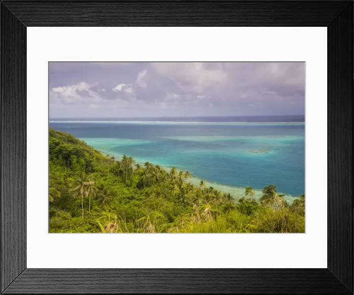Framed Print : Overlook over the lagoon of Wallis, Wallis and Futuna, South Pacific, Pacific Framed Print : Overlook over the lagoon of Wallis, Wallis and Futuna, South Pacific, Pacific