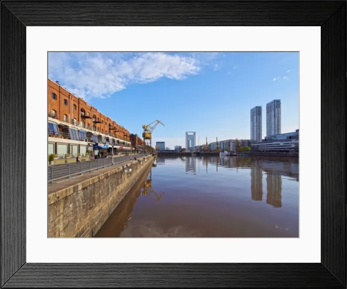 Framed Print : View of Puerto Madero, City of Buenos Aires, Buenos Aires Province, Argentina, South Framed Print : View of Puerto Madero, City of Buenos Aires, Buenos Aires Province, Argentina, South