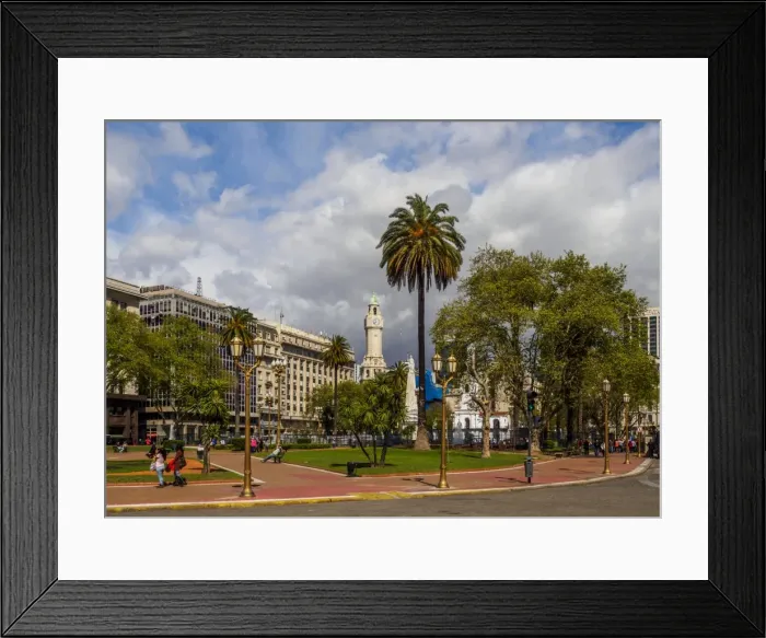 Framed Print : View of the Plaza de Mayo, Monserrat, City of Buenos Aires, Buenos Aires Province Framed Print : View of the Plaza de Mayo, Monserrat, City of Buenos Aires, Buenos Aires Province