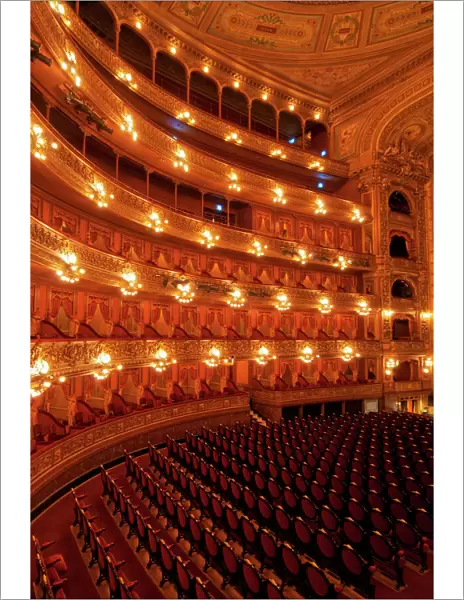 Interior view of Teatro Colon and its Concert Hall, Buenos Aires, Buenos Aires Province