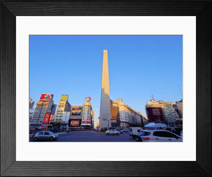 Framed Print : 9 de Julio Avenue, Plaza de la Republica and Obelisco de Buenos Aires, City of Buenos Aires Framed Print : 9 de Julio Avenue, Plaza de la Republica and Obelisco de Buenos Aires, City of Buenos Aires