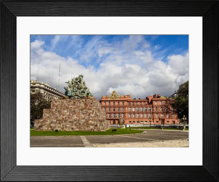 Framed Print : View of the Casa Rosada on Plaza de Mayo, Monserrat, City of Buenos Aires, Buenos Aires Province Framed Print : View of the Casa Rosada on Plaza de Mayo, Monserrat, City of Buenos Aires, Buenos Aires Province