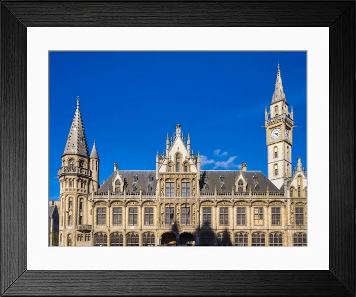Framed Print : Former Post Office building on the Korenmarkt (Corn Market), Ghent, Flanders, Belgium Framed Print : Former Post Office building on the Korenmarkt (Corn Market), Ghent, Flanders, Belgium