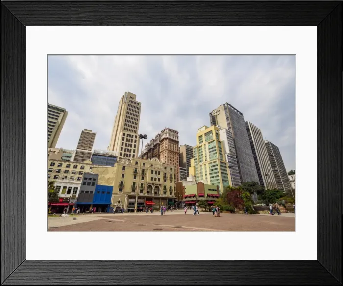 Framed Print : View of the high rise building in the city centre, City of Sao Paulo, State of Sao Paulo Framed Print : View of the high rise building in the city centre, City of Sao Paulo, State of Sao Paulo