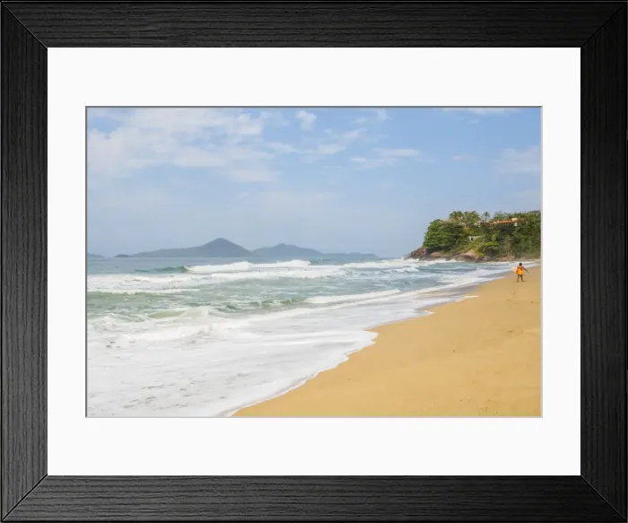 Framed Print : View of the Praia Vermelha, Ubatuba, State of Sao Paulo, Brazil, South America Framed Print : View of the Praia Vermelha, Ubatuba, State of Sao Paulo, Brazil, South America