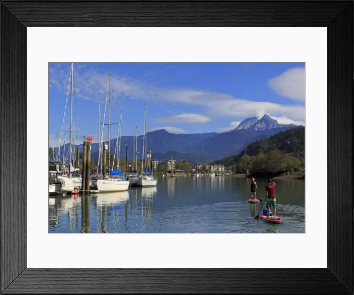 Framed Print : Marina, Squamish, Vancouver, British Columbia, Canada, North America Framed Print : Marina, Squamish, Vancouver, British Columbia, Canada, North America