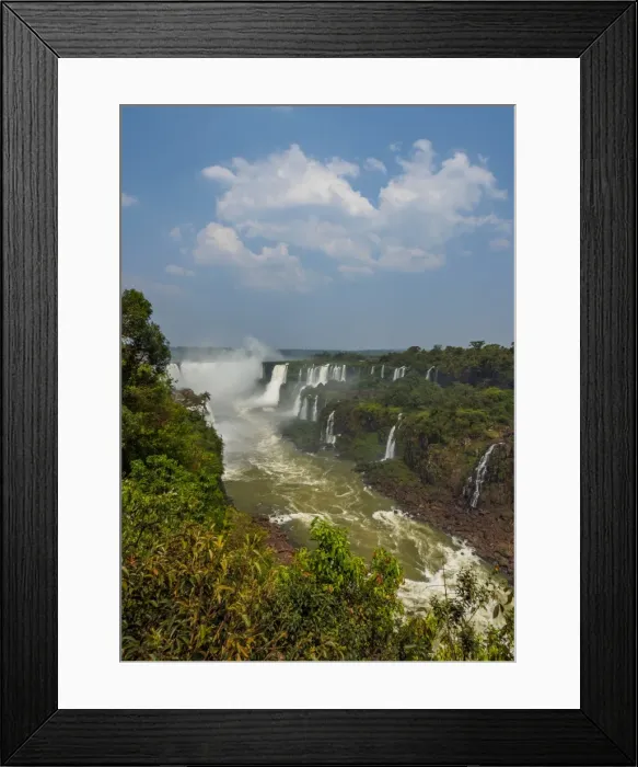 Framed Print : View of the Devils Throat, part of the Iguazu Falls, UNESCO World Heritage Site Framed Print : View of the Devils Throat, part of the Iguazu Falls, UNESCO World Heritage Site