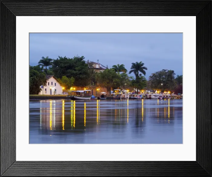 Framed Print : Twilight view over the River Pereque Acu towards the Nossa Senhora dos Remedios Church Framed Print : Twilight view over the River Pereque Acu towards the Nossa Senhora dos Remedios Church